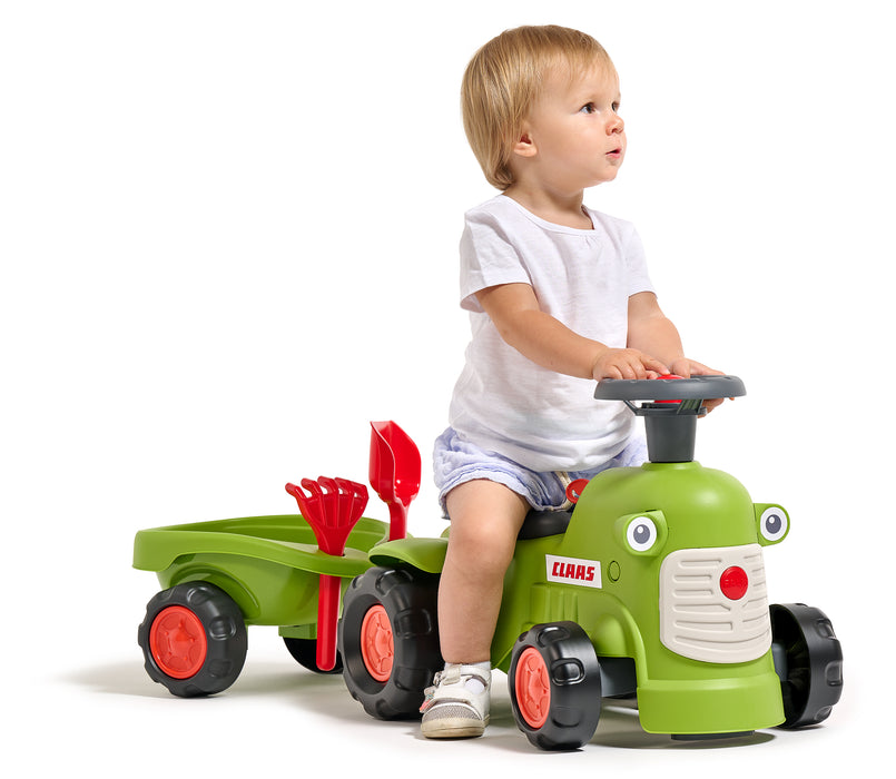 Traktor Claas mit Anhänger – ab 12 Monaten – 90% recycelter Kunststoff