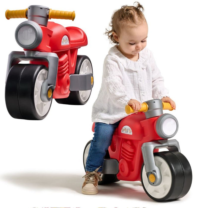 Falk Motorcycle Laufrad in Rot mit leisen Rädern