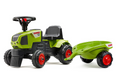 Baby Lauftraktor Claas mit Anhänger - Traptrecker