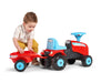 Lauftraktor GO! mit Anhänger - Traptrecker