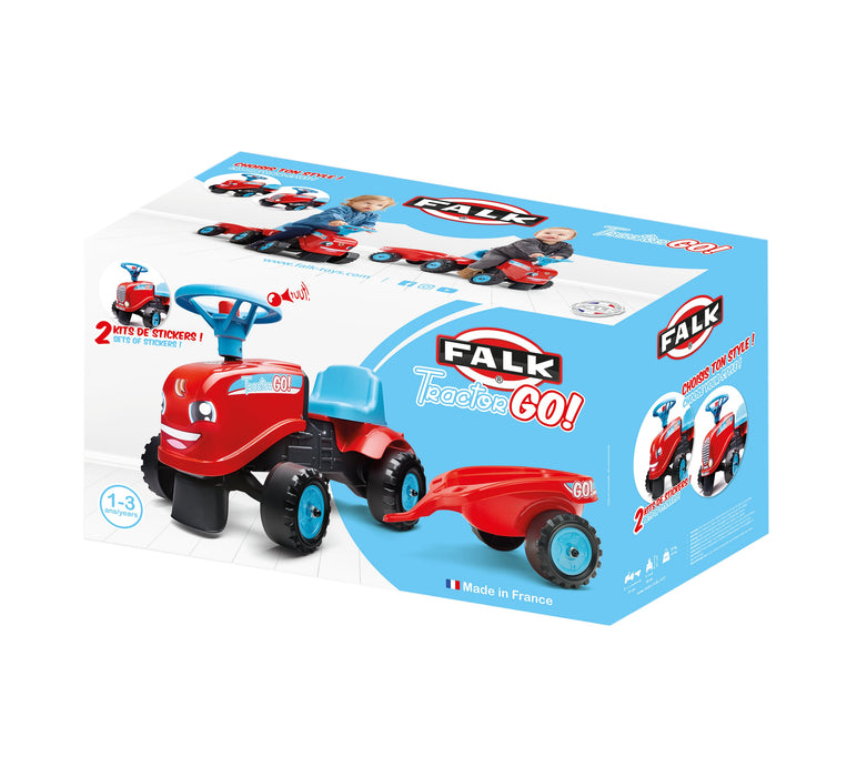 Lauftraktor GO! mit Anhänger - Traptrecker