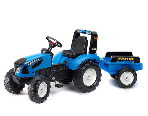 Falk Trettraktor Landini Serie 7 mit Anhänger - Traptrecker
