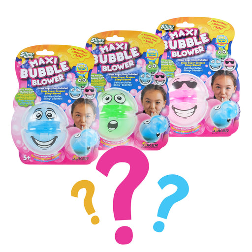 SLIMY Maxi Bubble mit Bubble-Blower - farblich sortiert - Traptrecker