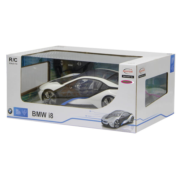 BMW I8 1:14 weiss 2,4 GHz - Traptrecker