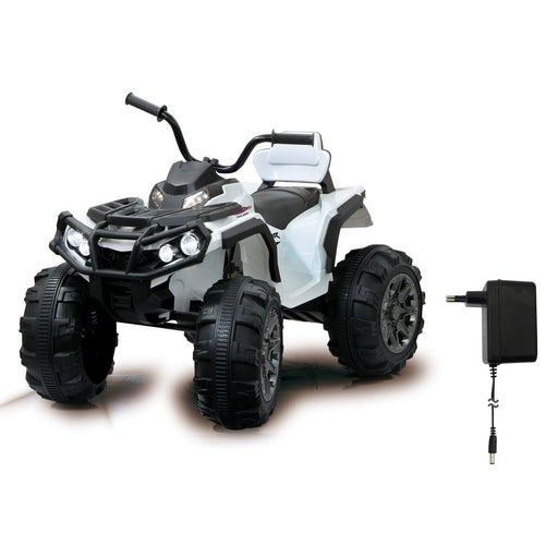 Ride-on Quad Protector weiss 12V - Traptrecker