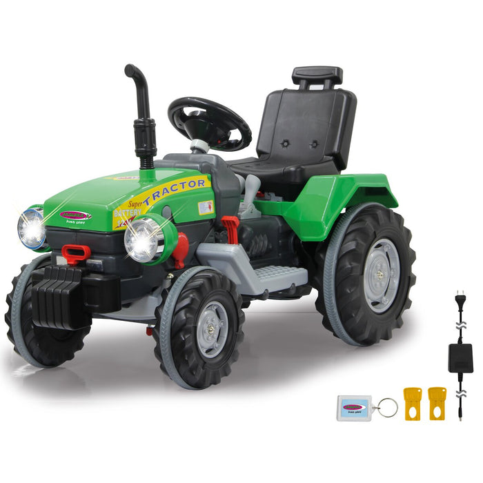Ride-on Traktor Power Drag grün 12V — Traptrecker