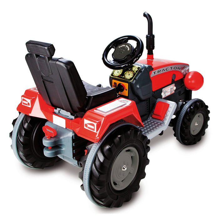 Ride-on Traktor Power Drag rot 12V