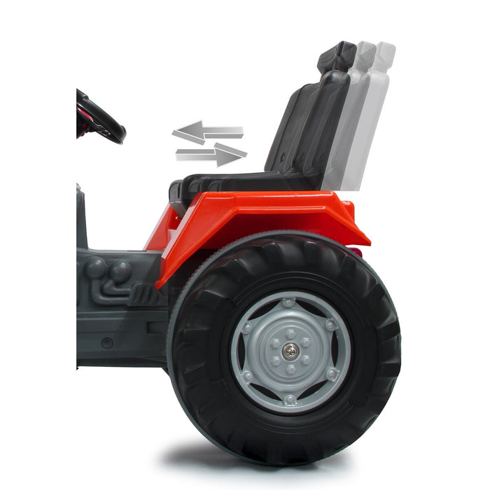 Ride-on Traktor Power Drag rot 12V