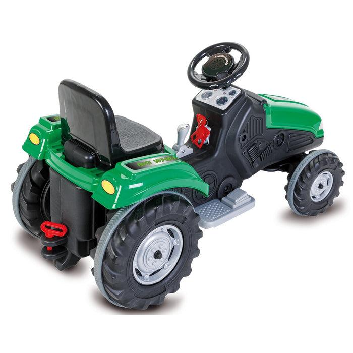 Ride-on Traktor Big Wheel 12V grün — Traptrecker