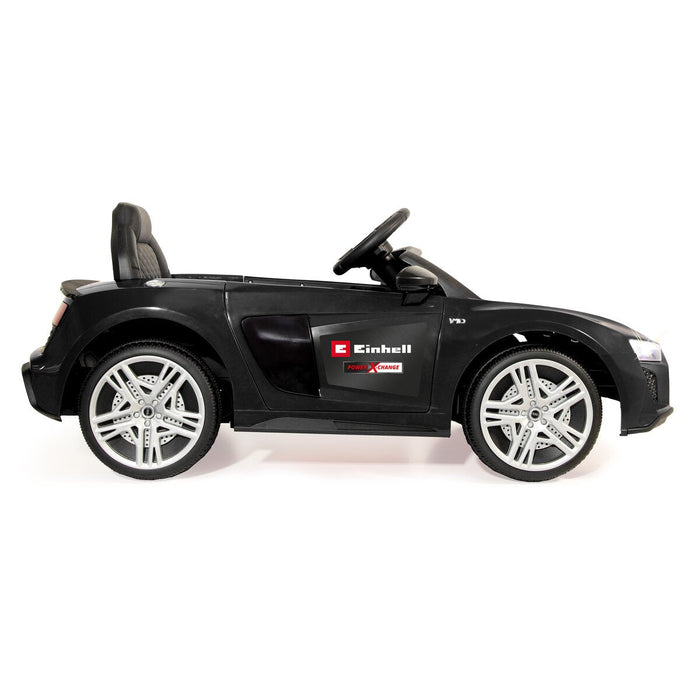 Ride-on Audi R8 Spyder 18V schwarz Einhell Power X-Change inkl. Starter Set - Traptreckerde