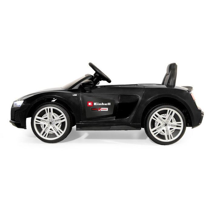 Ride-on Audi R8 Spyder 18V schwarz Einhell Power X-Change inkl. Starter Set - Traptreckerde