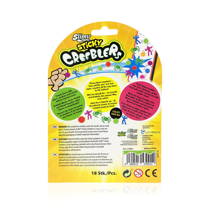 SLIMY Sticky GID Spider Creeblers - Kindergeburtstag 10-fach Pack