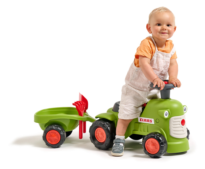 Traktor Claas mit Anhänger – ab 12 Monaten – 90% recycelter Kunststoff
