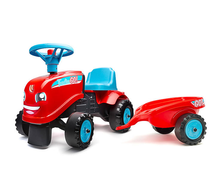Lauftraktor GO! mit Anhänger — Traptrecker | Gartenspielzeug