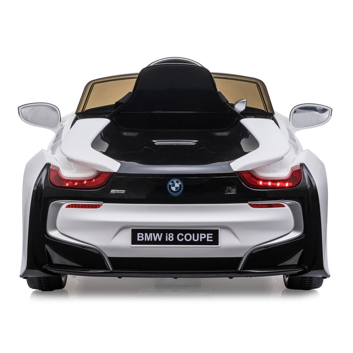 Ride-on BMW I8 Coupe weiß 12V 2,4GHz - Traptreckerde