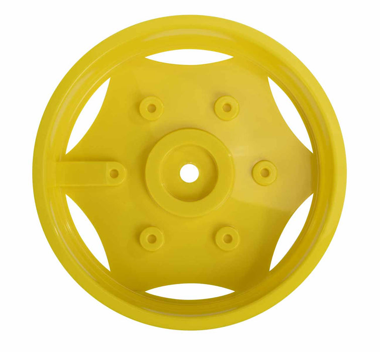 Traktorblende gelb für Hinterrad 395x150